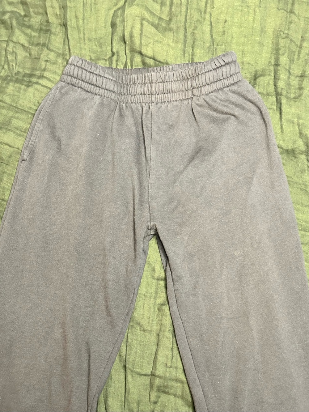 Garage Womens’ Gray Elastic-Waist Sweatpants